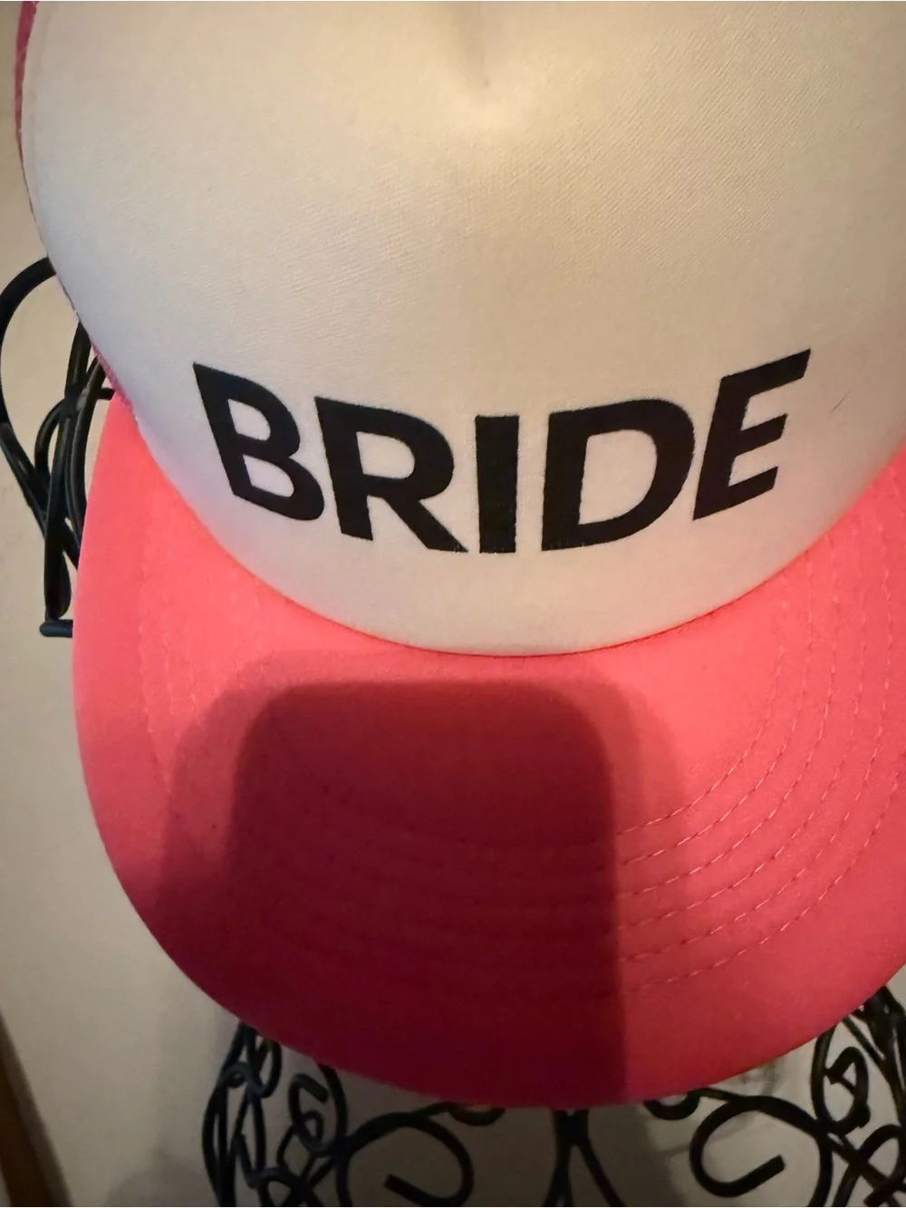 Hitwear BRIDE Trucker Hat - Pink and White Bachelorette